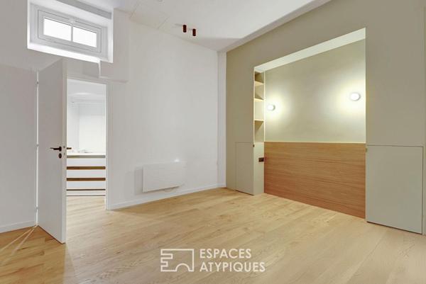 Appartement sur cour entièrement rénové entre Madeleine et Saint-Augustin