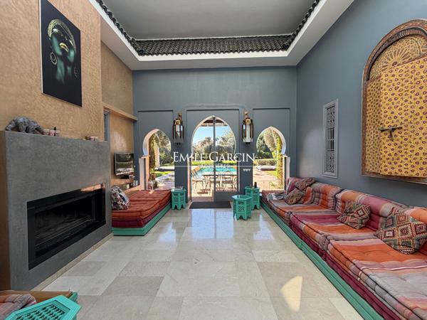 À vendre propriété de charme à quelques minutes des golfs à Marrakech.