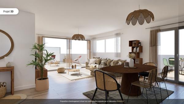 Bel Appartement T3 - 1er étage - 75.78m² - LA PALMYRE