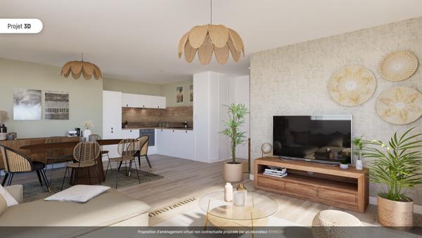 Bel Appartement T3 - 1er étage - 75.78m² - LA PALMYRE