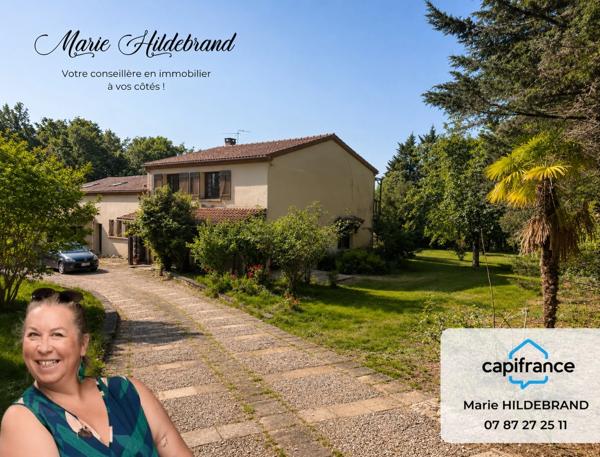 Maison de Caractère – 290 m², 8 Chambres, Jardin 7500 m², Vue Imprenable