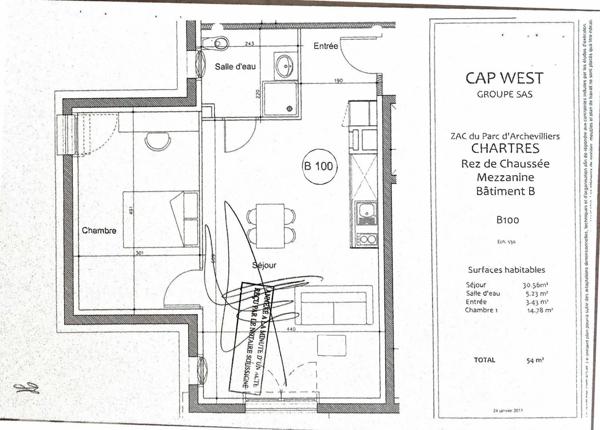 INVESTISSEMENT LOCATIF – CHARTRES – Résidence d'Affaires Cap West Chartres* - 7.36% de rentabilité