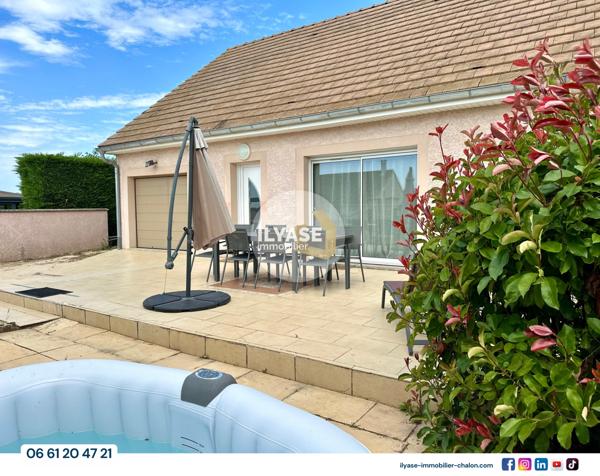 Chalon-sur-Saône (71100) Maison 117 m² | 3 ch | 735 m²