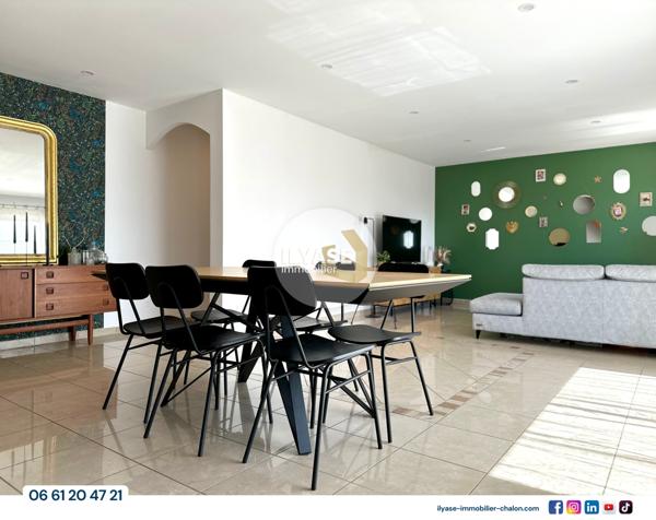 Chalon-sur-Saône (71100) Maison 117 m² | 3 ch | 735 m²