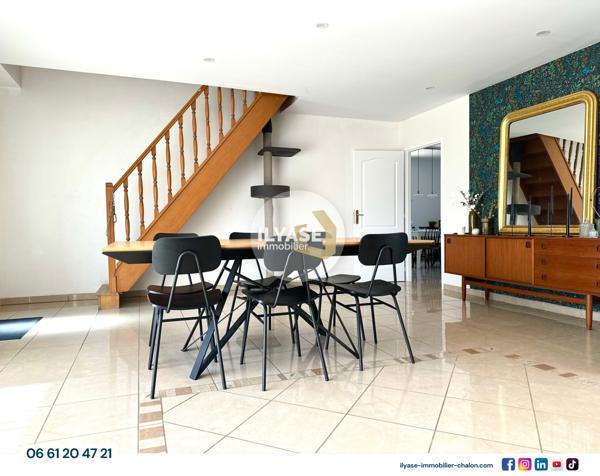 Chalon-sur-Saône (71100) Maison 117 m² | 3 ch | 735 m²