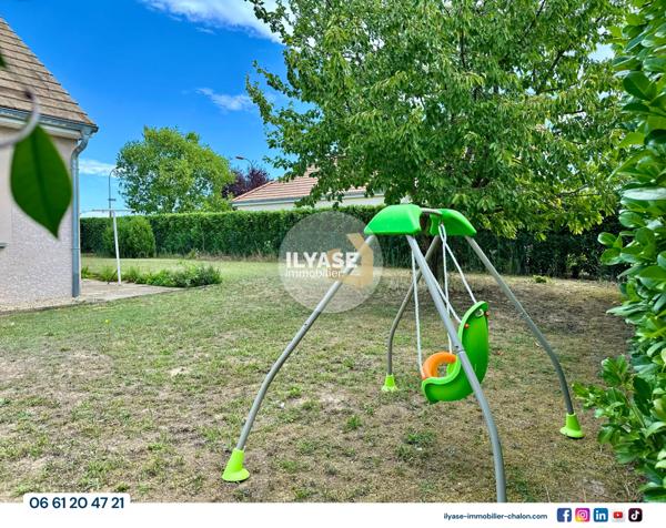 Chalon-sur-Saône (71100) Maison 117 m² | 3 ch | 735 m²