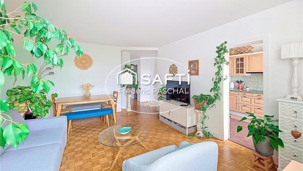 Appartement 3 pièces, 2 chambres - Caves + Parking privatif