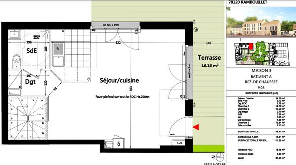 MAISON Rambouillet 5 pieces