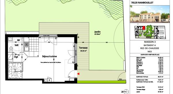 MAISON Rambouillet 5 pieces