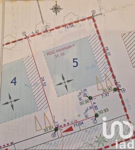 Terrain à vendre 468 m² Surzur