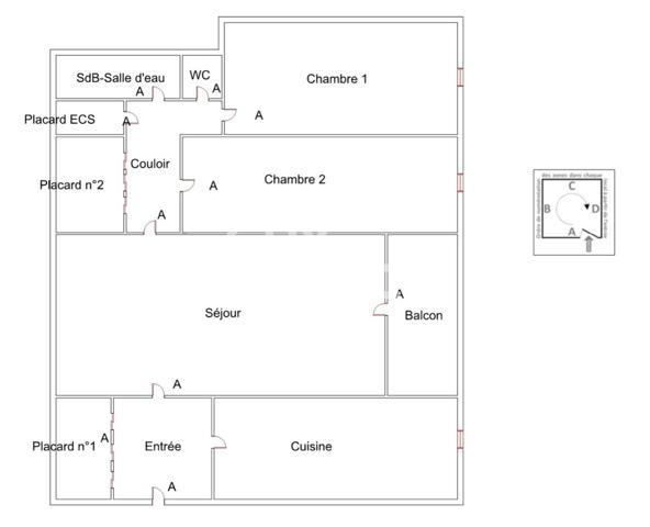 À VENDRE LE RAY - APPARTEMENT 3 PIÈCES LOUÉ - IDÉAL INVESTISSEUR
