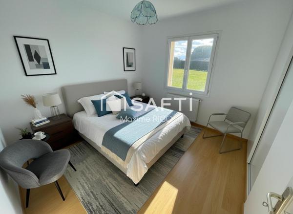 Villa plain pied 6 pièces sur les côteaux avec vue