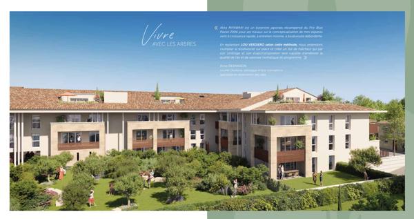 Programme neuf sur Salon de Provence, du Type 2 au Type 4 avec terrasse et parkings