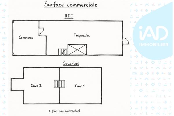 Murs commerciaux  à vendre 175 m² Bolbec
