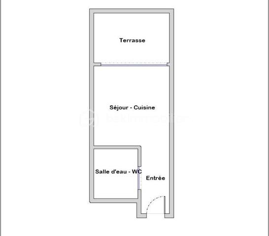 Studette de 18,95 m²