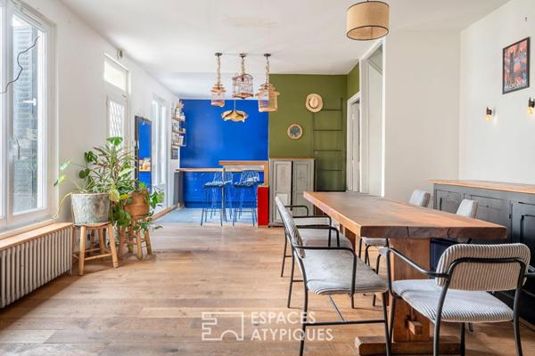 Ensemble immobilier mixte bureaux et habitation