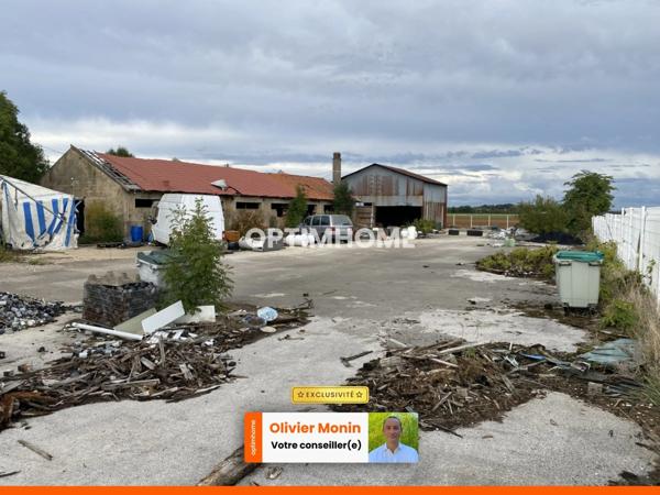 Dijon sud, Bâtiments commerciaux ou industriels sur terrain de 3400 m2 à réhabiliter