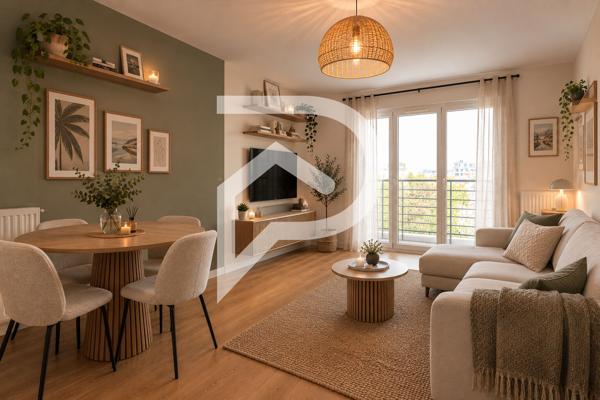 Appartement 2 pièces 44.87 m2