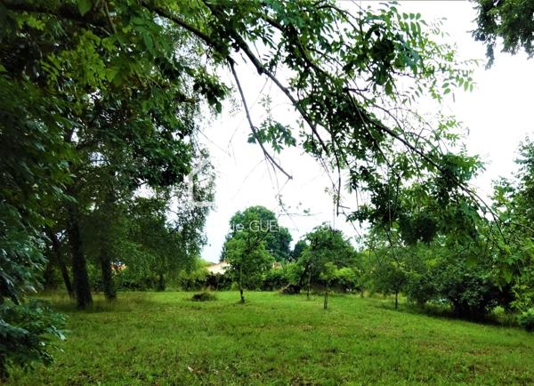 Terrain constructible de 2 317 m2 à HINX au calme.