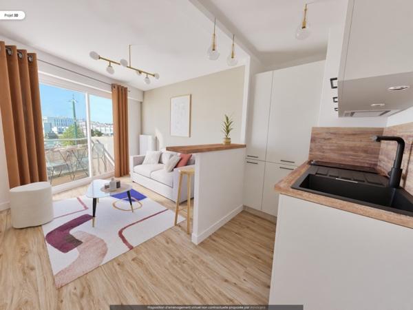 Appartement à vendre |  Les Sables-d'Olonne |  1 pièce | 21 m²