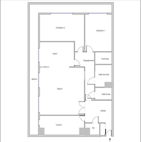 Appartement Paris 3/4 pièces de 84 m2