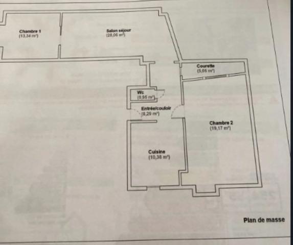 Ternes - Maillot, Local 3 pièces style atelier, bureau ou cabinet avec terrasse sans vis à vis