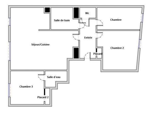 Appartement à vendre 4 pièces 90 m² L'Île-Saint-Denis