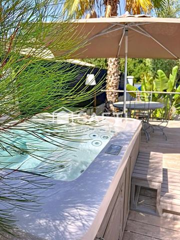 Maison familiale, jacuzzi et hauteur sous plafond exceptionnelle