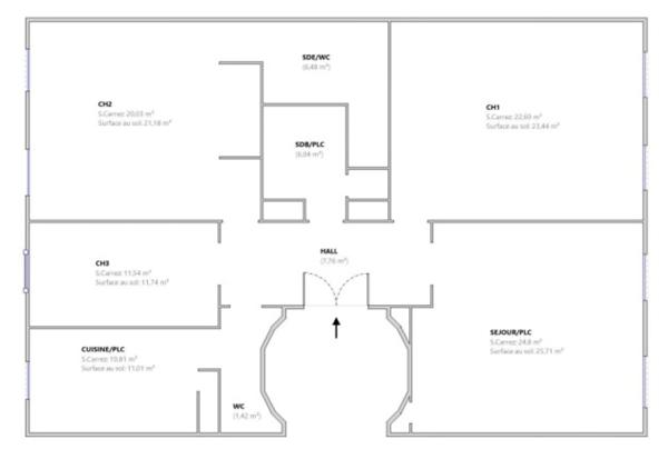 Marseille – Castellane Préfecture – Superbe T4 haussmannien traversant de 116 m² alliant cachet et confort