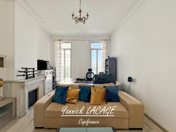 Marseille – Castellane Préfecture – Superbe T4 haussmannien traversant de 116 m² alliant cachet et confort