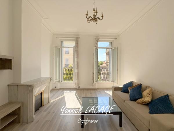 Marseille – Castellane Préfecture – Superbe T4 haussmannien traversant de 116 m² alliant cachet et confort