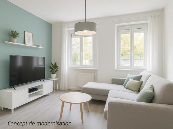 Appartement T2 - 51 m2 à FORBACH