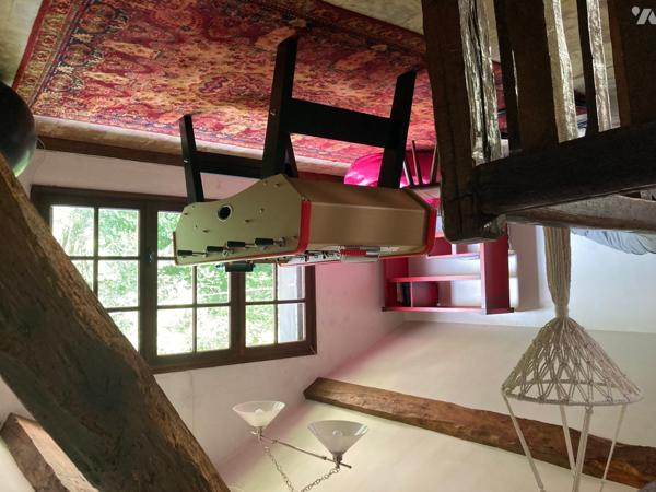 Secteur MARCIAC, corps de ferme en L restauré sur un terrain de 4800m² arboré.