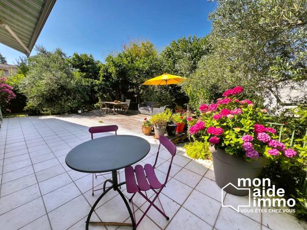 Maison 150m², grand garage 72m², piscine