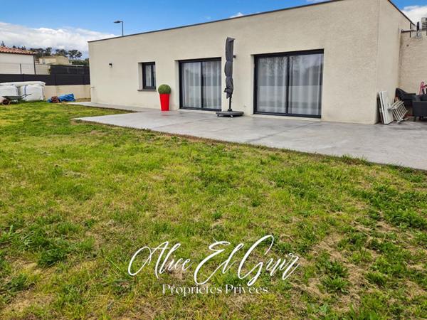 PROCHE CARCASSONNE - Maison 115 m² PP avec garage