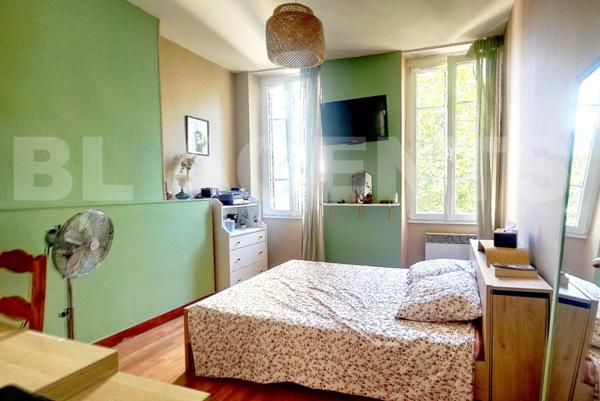 T3 cosy, en ville mais au calme, un dernier étage avec loggia ou balcon