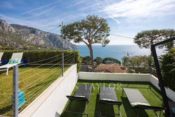 Villa moderne, Èze bord-de-Mer, avec vue panoramique