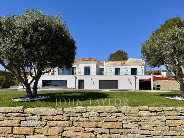 La Cadière-d’Azur – Villa contemporaine avec vue mer panoramique, piscine et espace bien-être