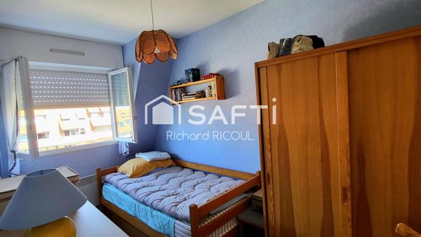 24m² - 1 ch - Plage 3' à pied- étg 4 - ascenseur
