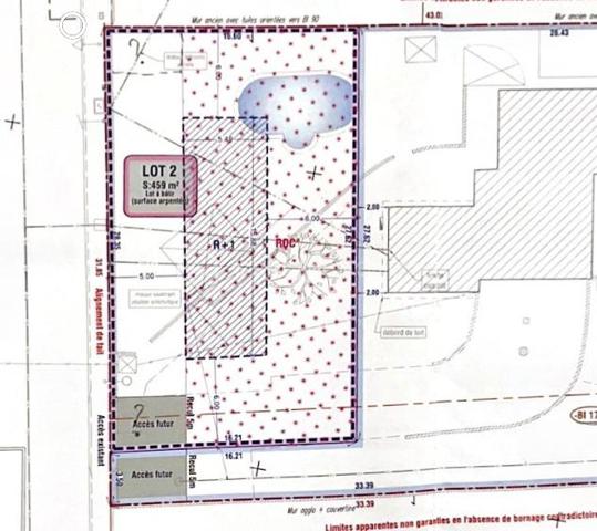 Terrain de 459 m²
