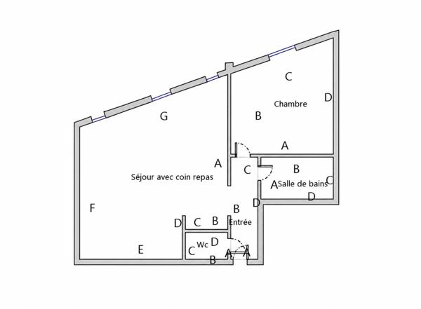 Appartement à vendre 2 pièces 47,24 m² Mèze