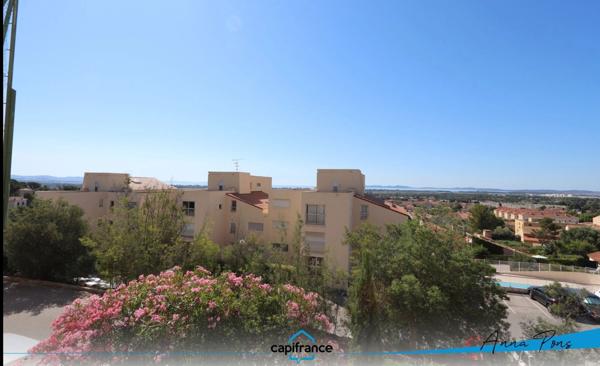 Appartement à vendre Hyères, Vue mer, piscine , Cave et Parking.