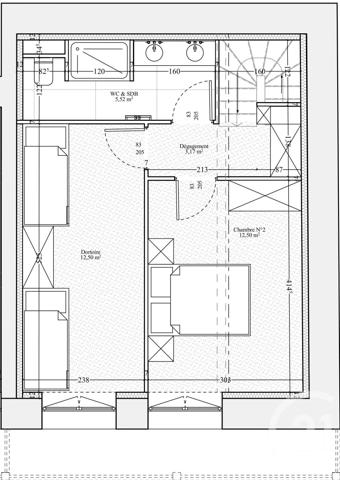 Appartement F4 à vendre  4 pièces - 111 m 2   CHAMONIX MONT BLANC  - 74