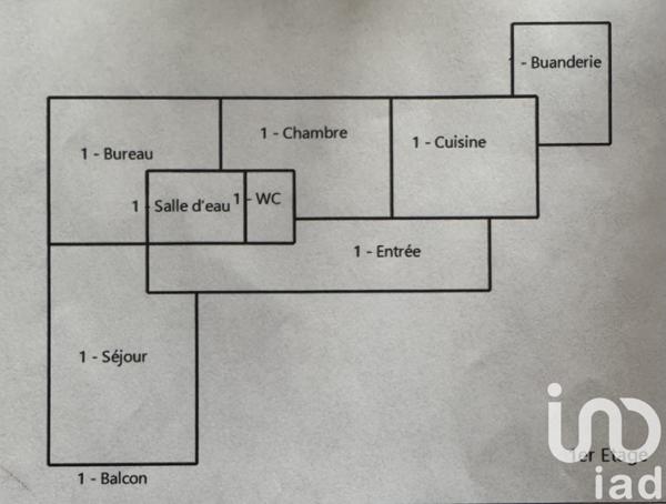 Appartement à vendre 3 pièces 64 m² Nantes