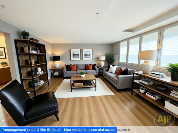 Appartement à vendre Nantes - 5 pièces, 108m² avec 3 chambre(s) à 199 000€ - AJP Immobilier Nantes Nord