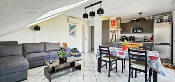 Coup de cœur Pringy Promery – T3 lumineux dernier étage avec terrasse et garage – Proche Annecy