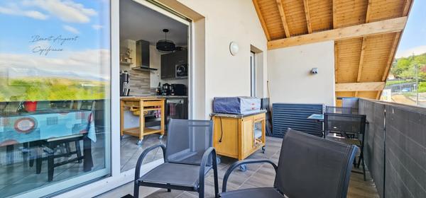 Coup de cœur Pringy Promery – T3 lumineux dernier étage avec terrasse et garage – Proche Annecy