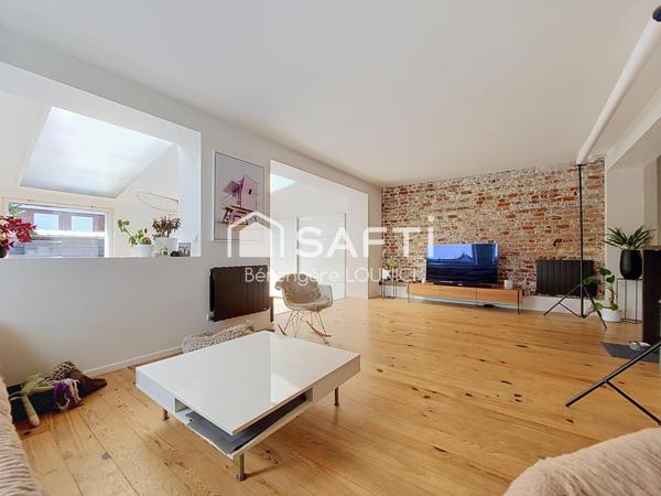 Maison semi-individuelle, avec garage de 50m², à proximité de toutes commodités
