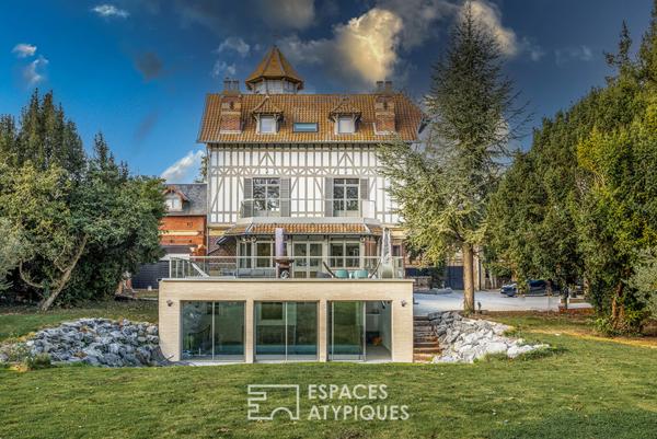 Villa belle époque joliement restaurée avec piscine et maison d’amis