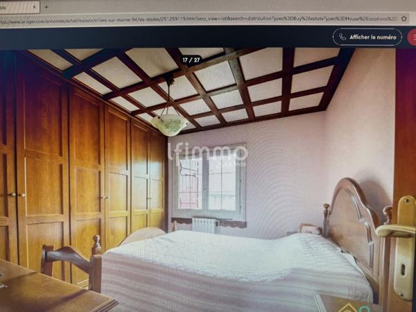 A vendre maison 7 pièces198 Villiers Sur-Marne